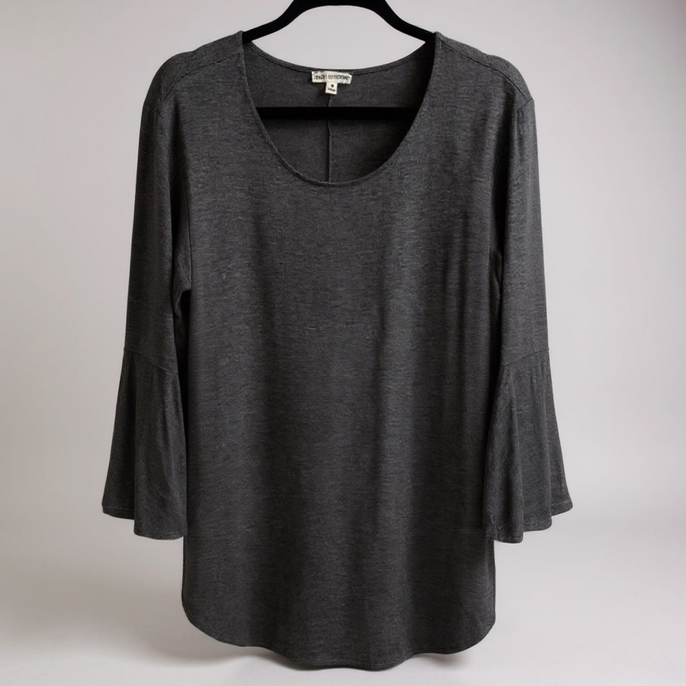 Zenana Outfitters Black Bell‎ Sleeve Top